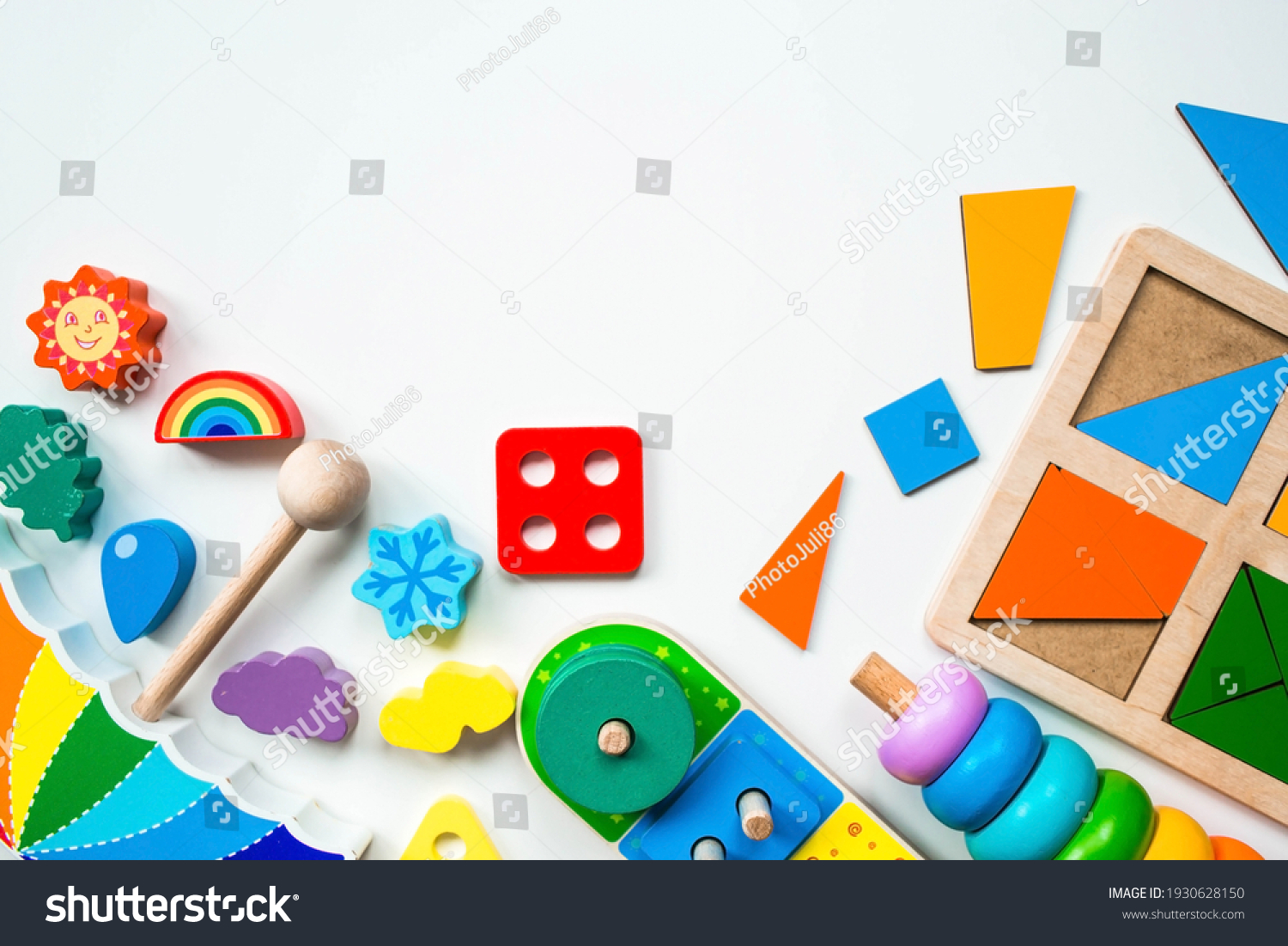 Children's wooden toy. Sorter on a white isolated background.. Educational logic toys for children. Montessori Games for child development.
