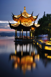 杭州西湖夜景