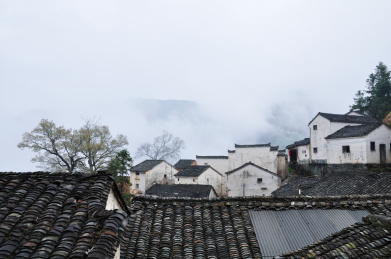 安徽石潭的徽派建筑