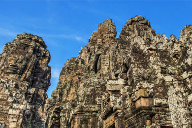 柬埔寨巴戎寺建筑