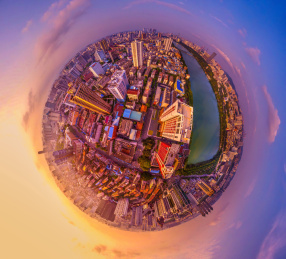 广西艺术学院南校区圆形星球图