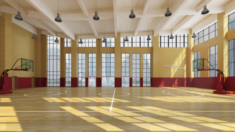 风雨操场效果图