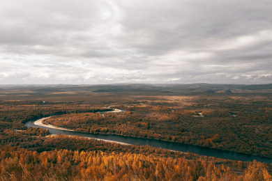 内蒙古额尔古难根河湿地风光