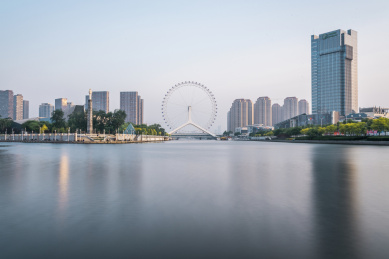 天津海河城市风光