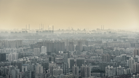 化工厂污染烟气排放环保