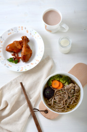 美味丰盛的午餐