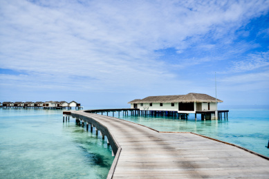 马尔代夫的水上别墅
