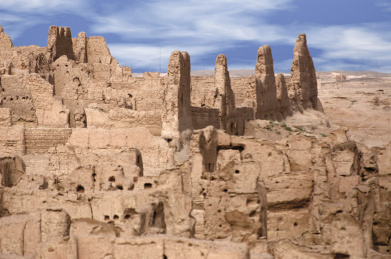 新疆维吾尔自治区克拉玛依市魔鬼古城自然景观