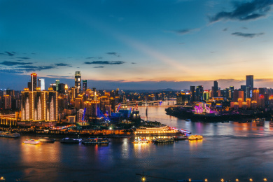 重庆两江夜景
