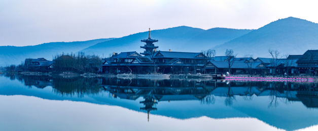 无锡市拈花湾小镇建筑景观