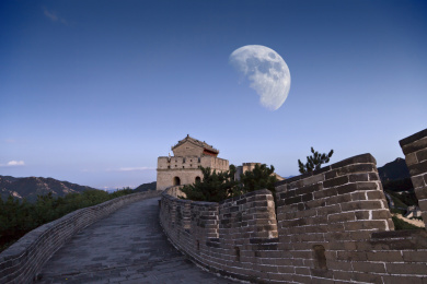 北京市八达岭长城建筑景观