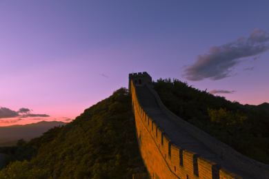 北京市八达岭长城建筑景观