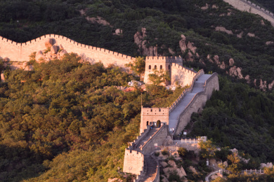 北京市八达岭长城建筑景观