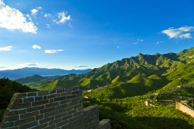 北京市八达岭长城建筑景观