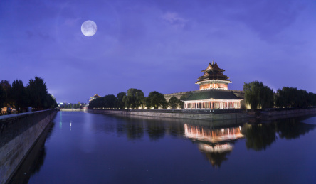 北京市故宫角楼建筑景观