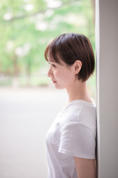 校园小清新女生