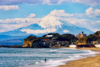 镰仓海岸富士山