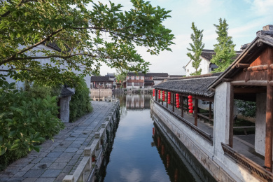 江南古镇 中国江苏无锡荡口古镇