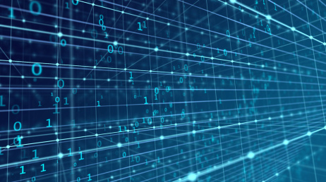 大数据抽象科技感背景图