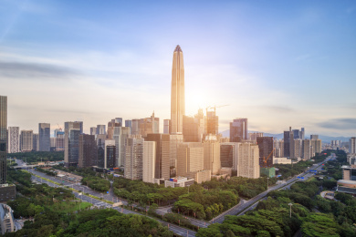 深圳CBD城市天际线