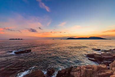 浙江省舟山市东极岛自然风光