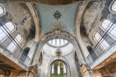 圣索非亚大教堂内部建筑局部