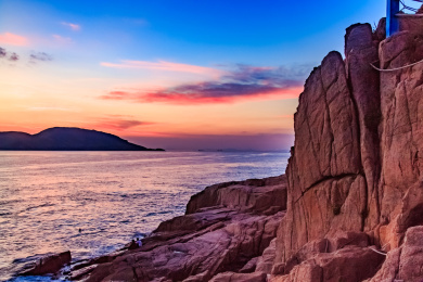 浙江省舟山市东极岛海湾景观