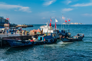 浙江省舟山市东极岛海湾景观