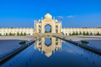 宁夏银川市中华回族清真寺建筑景观
