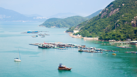 香港南丫岛海湾