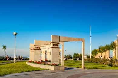 黑龙江省佳木斯市知青广场建筑景观