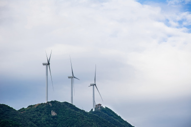 风力发电风车/中国湖南省衡阳市蓬源仙庙