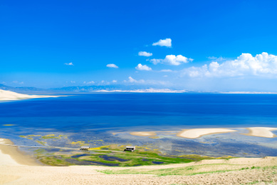 青海湖沙岛