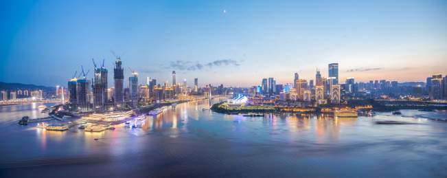 重庆朝天门全景图