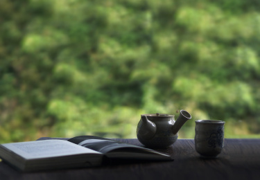 喝茶读书在京都