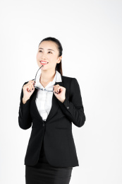商务女士肖像