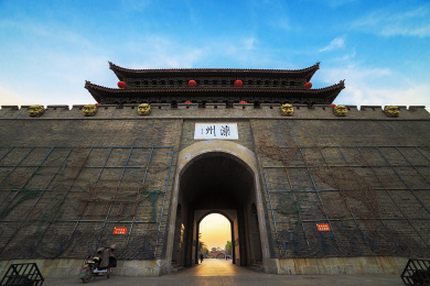 滦州古城内仿古建筑