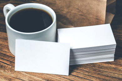  咖啡豆 咖啡概念 名片