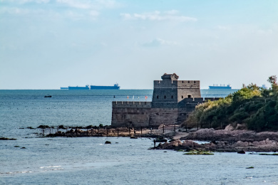 河北省秦皇岛市山海关长城建筑景观