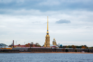 俄罗斯港口城市风光