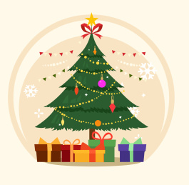 圣诞树 插画