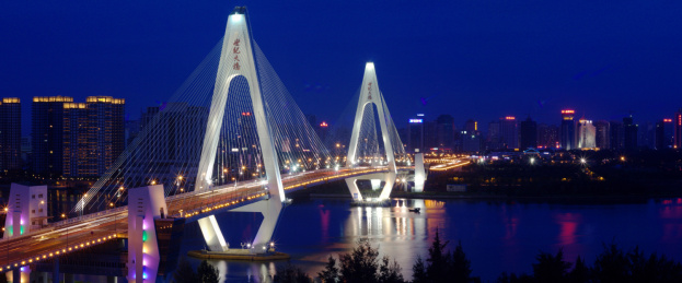 海口世纪大桥夜景