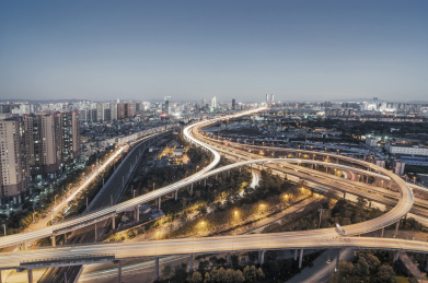 昆明城市风光夜景