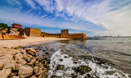 河北省秦皇岛市山海关长城建筑景观