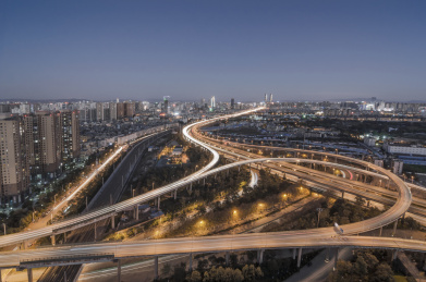 昆明城市风光立交桥