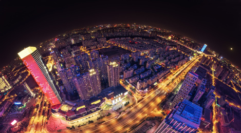 合肥政务区，繁华的合肥，银泰