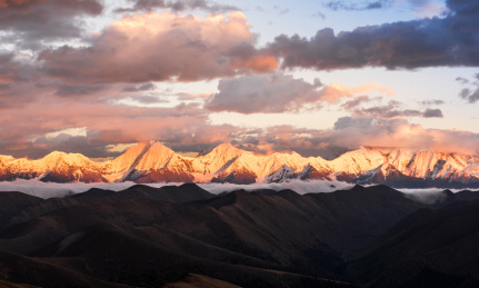 川藏高原 雪山风光