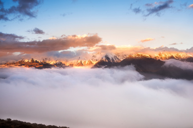 川藏高原 雪山风光