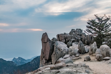 山东省泰安市泰山自然景观