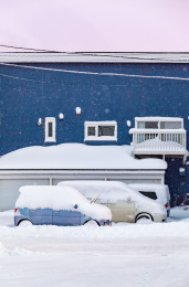 日本北海道雪景风光